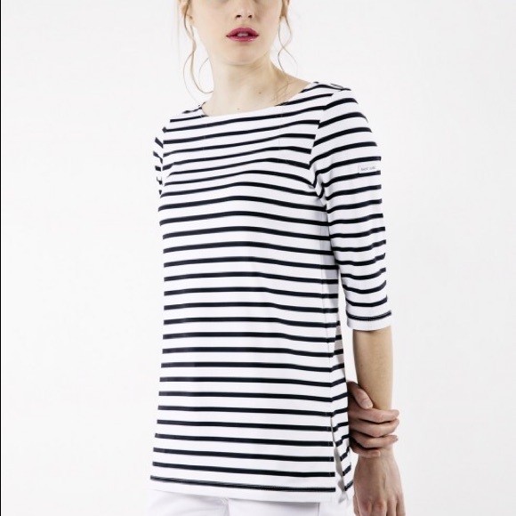 Saint James Tops - Saint James Phare Boatneck Breton Stripe UV Top 16